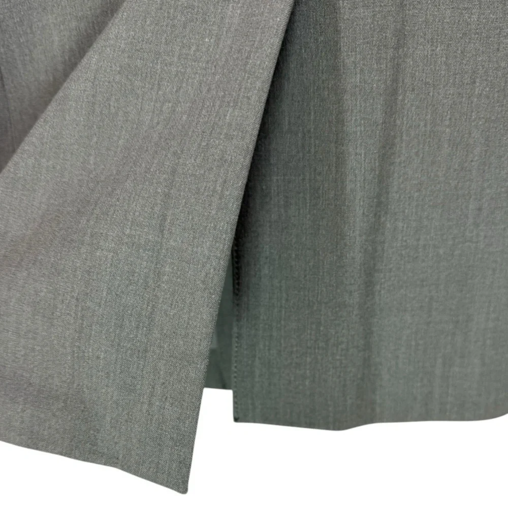 J. Crew Womens Gray Classic Two Button ‎ Blazer Jacket Size 4 Business Career